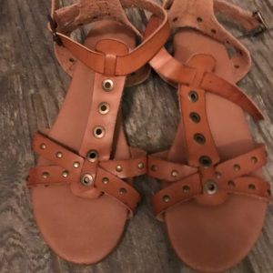 Coconuts Sandals size 9 there a orangish-brown